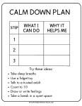 coping skills worksheet