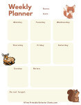 weekly planner