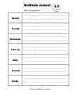 gratitude worksheet