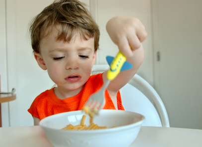 child eating