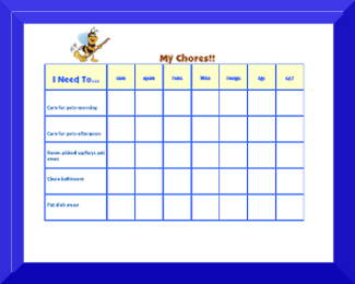 chore chart