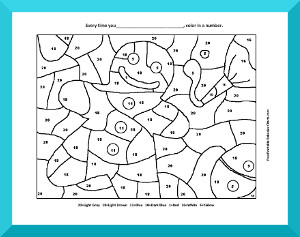 color by number chart