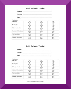 behavior tracker