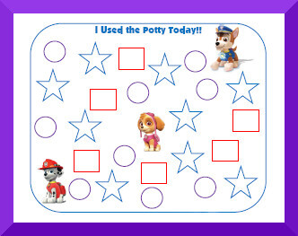 potty training charts