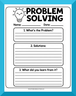 problem-solving worksheet