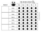 school mask behavior chart