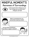 mindfulness worksheet