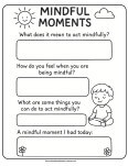 mindfulness worksheet
