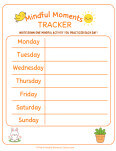 mindfulness worksheet