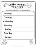 mindfulness worksheet