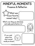 mindfulness worksheet