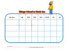 arthur with mask behavior chart