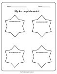 self-esteem worksheet