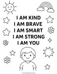self-esteem worksheet