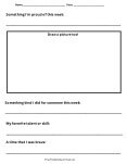 self-esteem worksheet