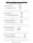 social skills worksheet